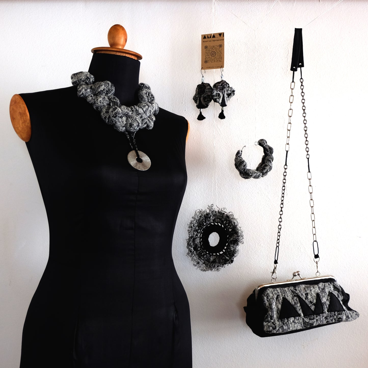 Borsetta tracolla "Lumaca vulcanica in fumarola"