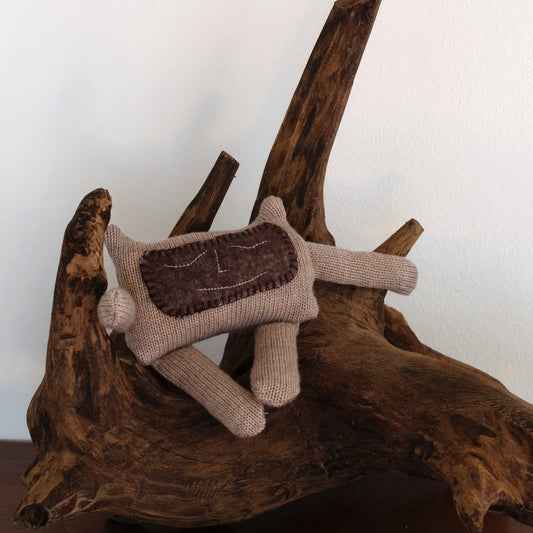 Pupazzo imbottito in pura lana