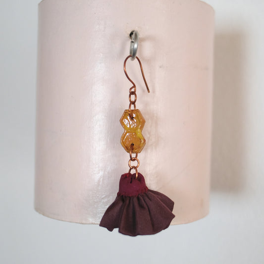 Orecchini con favi d'ape