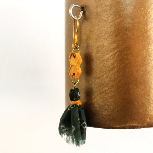 Orecchini con favi d'ape