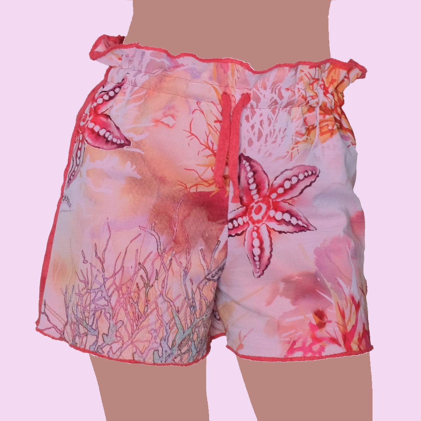 Pantaloncini con elastico, interno in spugna