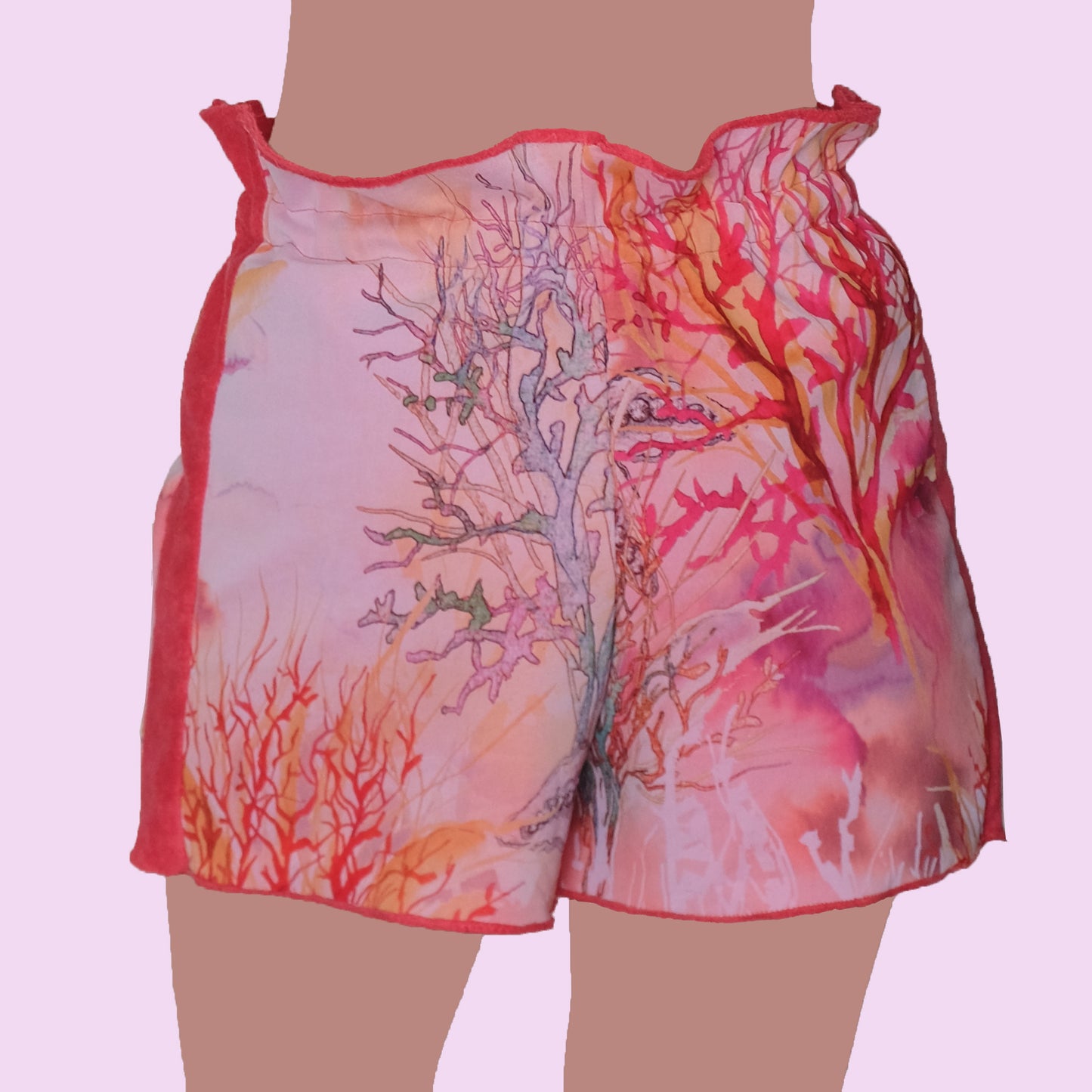 Pantaloncini con elastico, interno in spugna