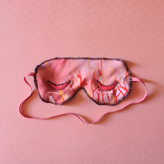 Mascherina per dormire _ occhi rossi