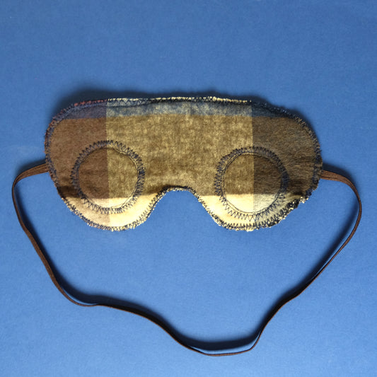 Mascherina per dormire _ flanella marrone