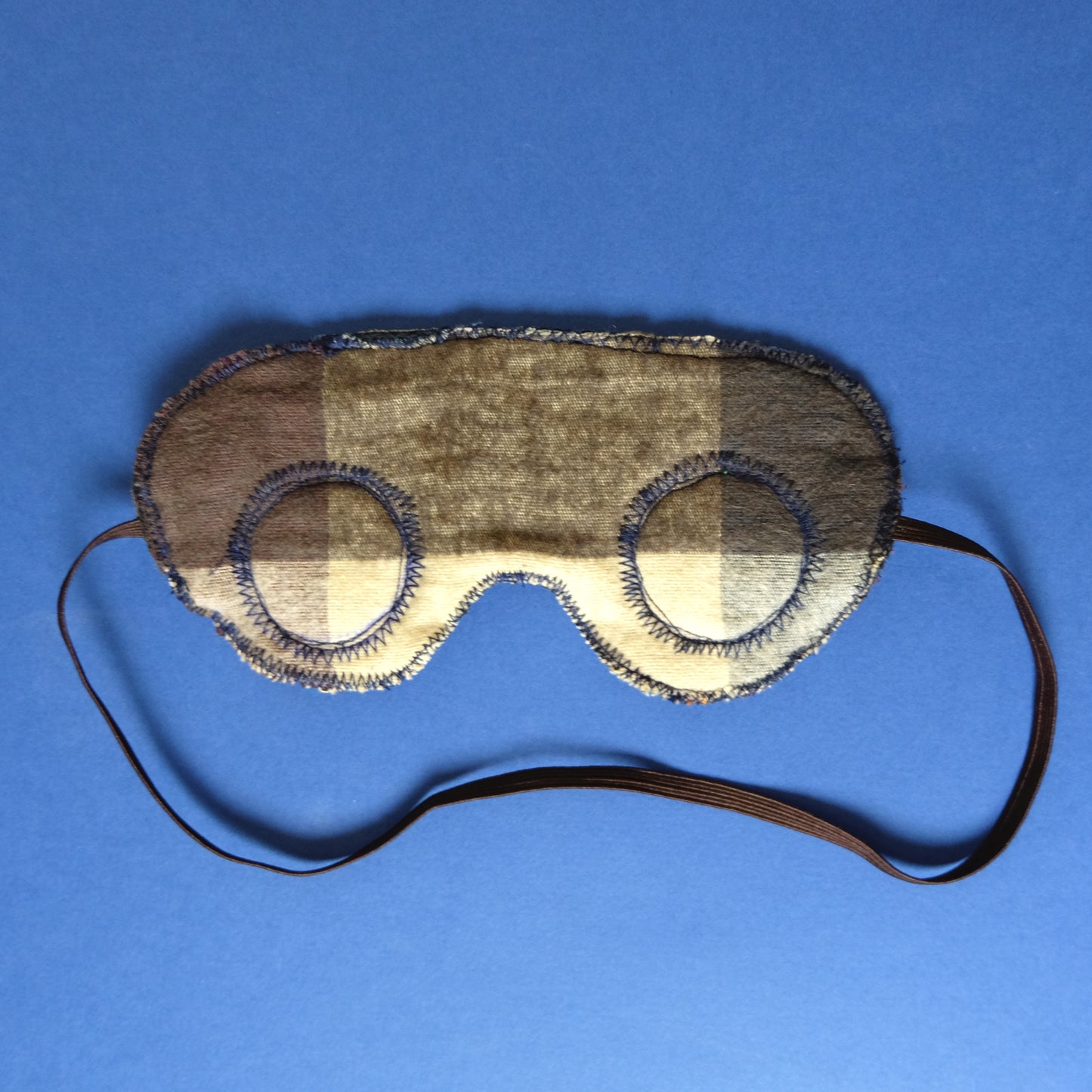 Mascherina per dormire _ flanella marrone