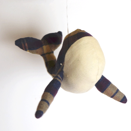 Pupazzo balena. La sobria