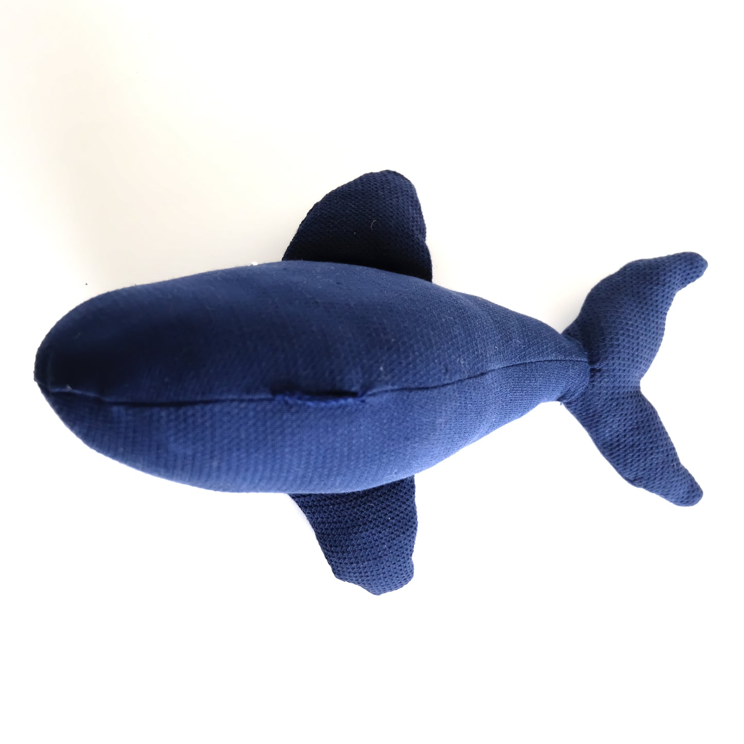 Pupazzo pesce blu panciuto