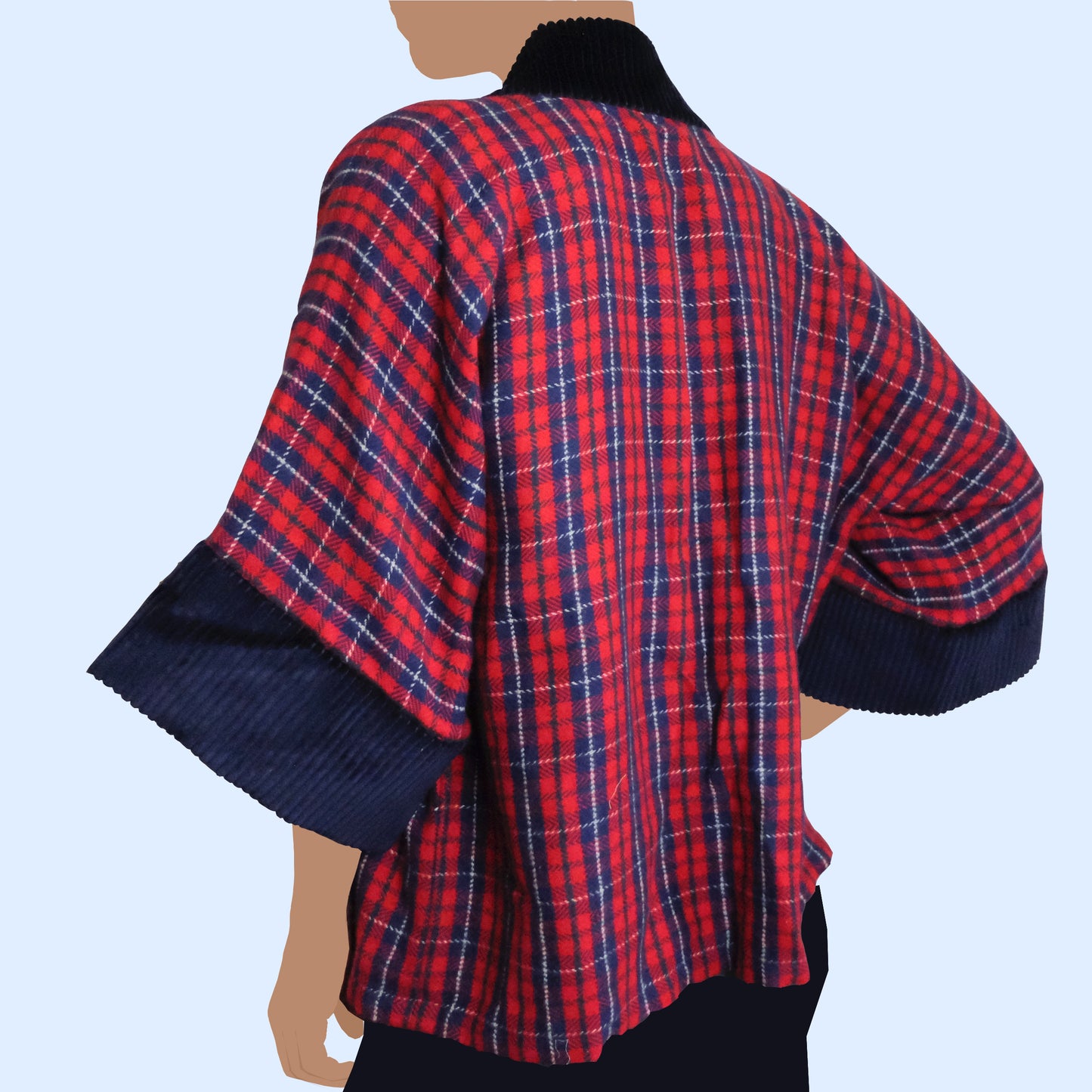 Casacca morbida in flanella di cotone