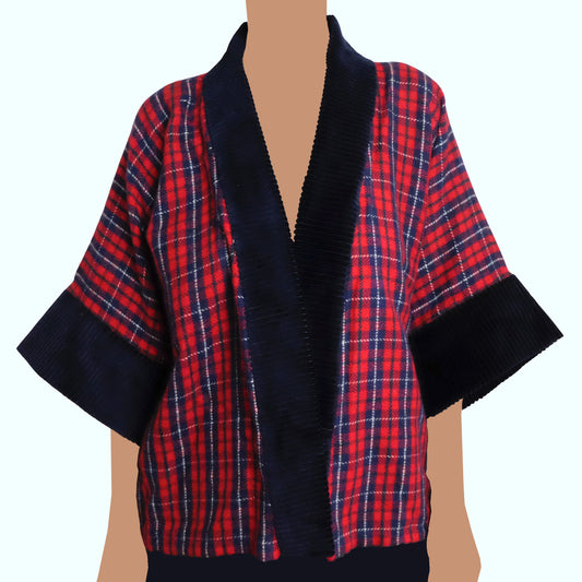 Casacca morbida in flanella di cotone