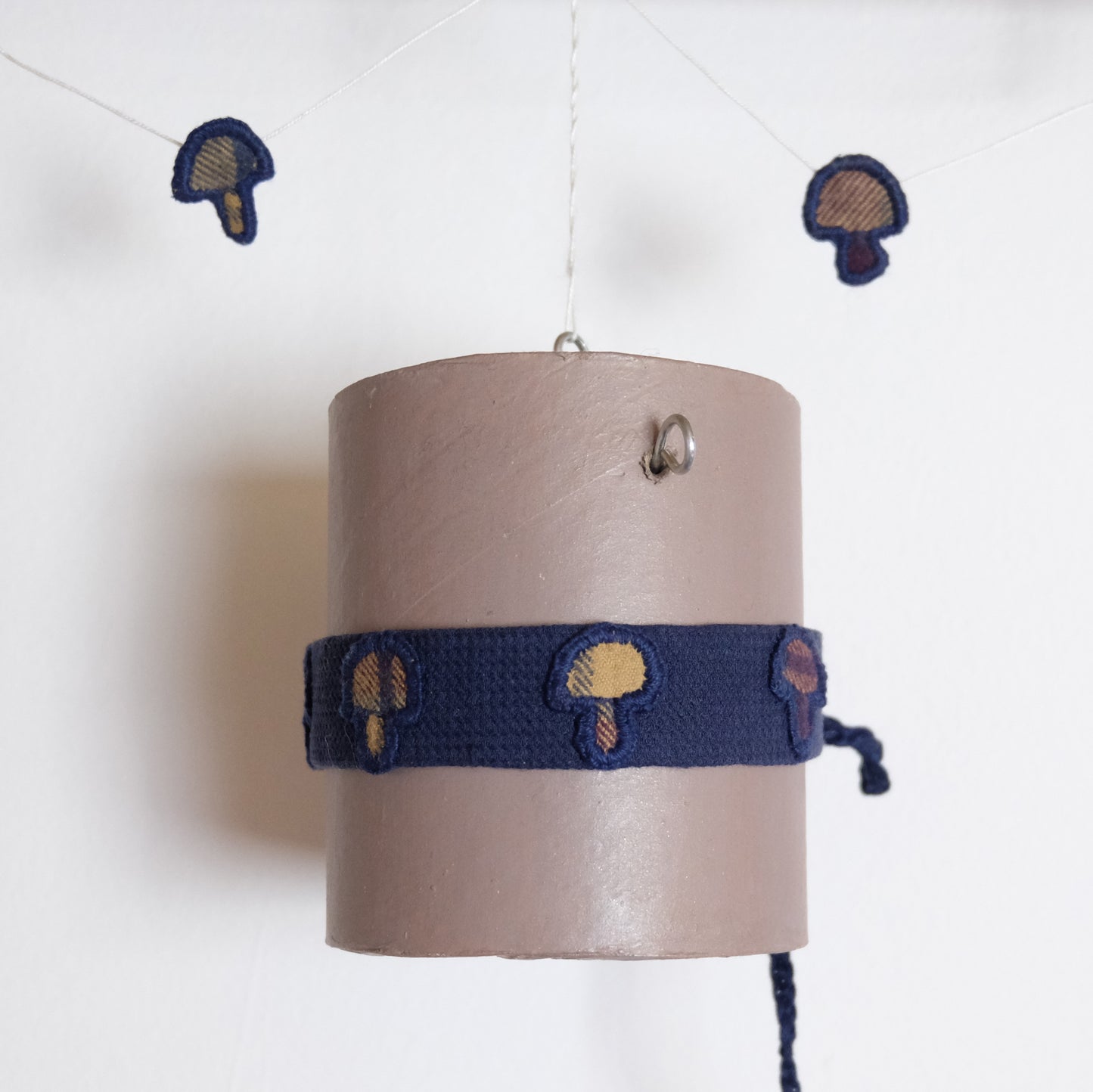 Collana choker blu_Funghetti